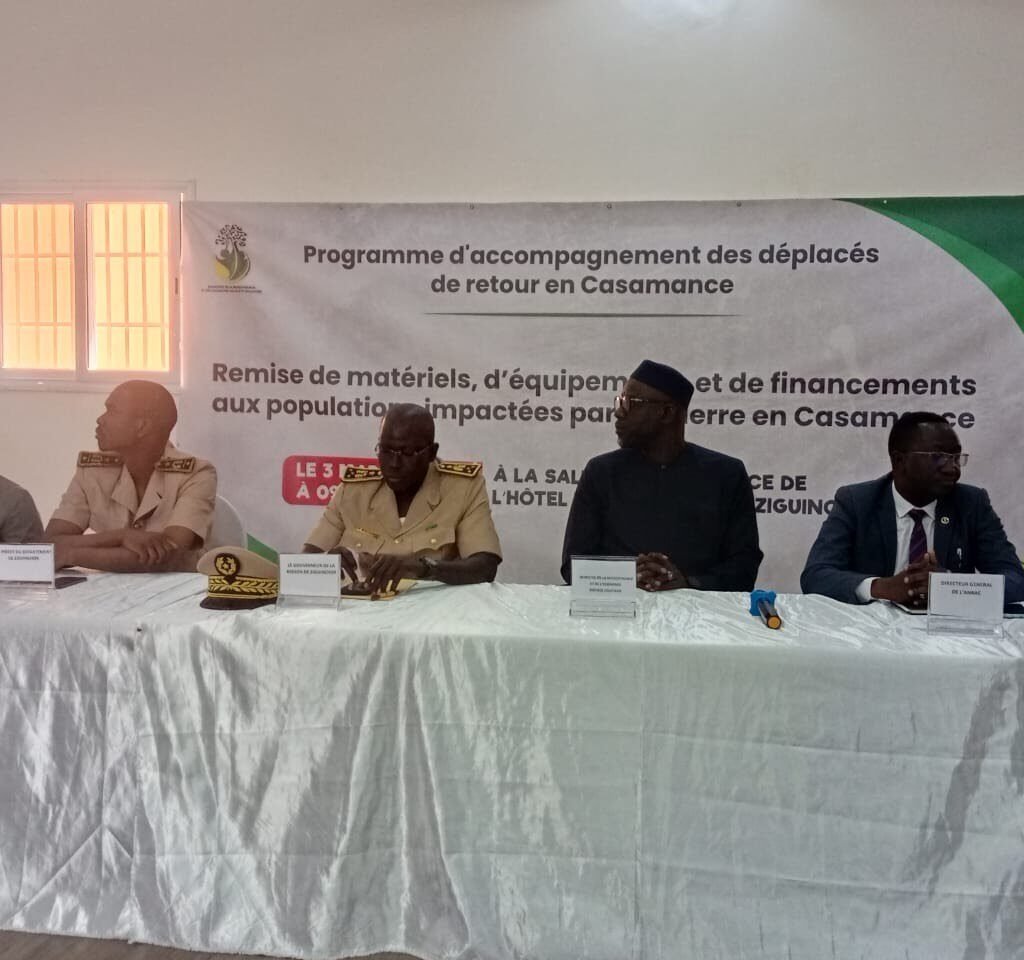 PROGRAMME D’ACCOMPAGNEMENT DES DEPLACES DE RETOUR EN CASAMANCE