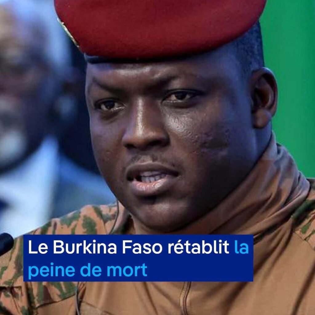 Burkina Faso : la peine de mort réintroduite dans le Code pénal.